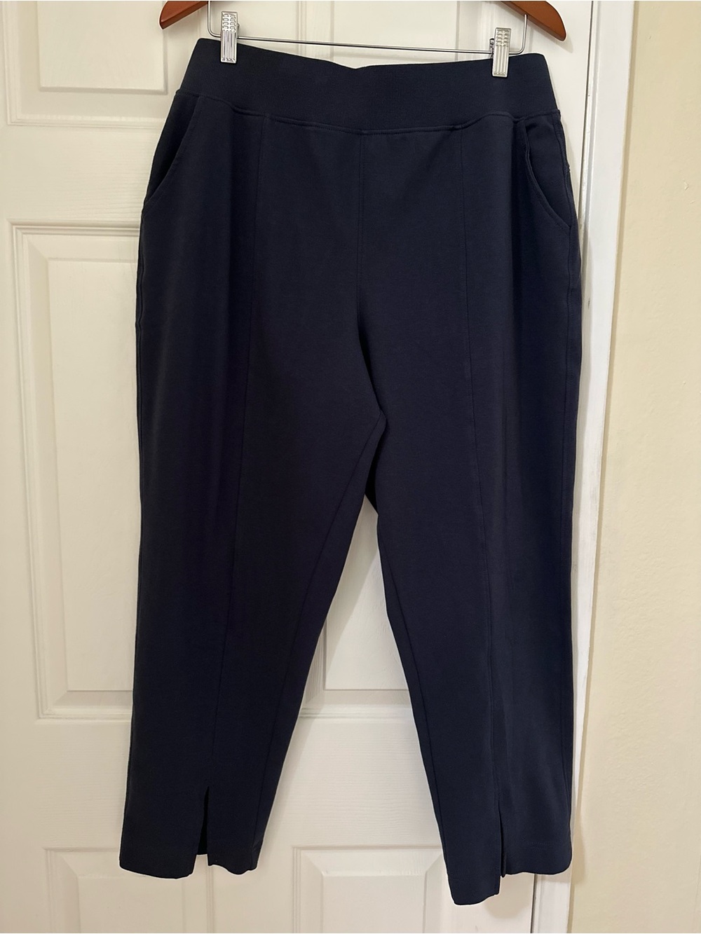 New W/ Imperfections Pact Sz XL Navy Organic Cotton Airplane Tapered Leg Pant - Picture 6 of 13